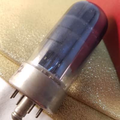 NU National Union 7N7 Loktal tNOS AT1000 TESTED Balanced! PI Vacuum Tube greyglass T1 rare support rods triple mica early military dual triode (like 6SN7) 1941-1946 image 1