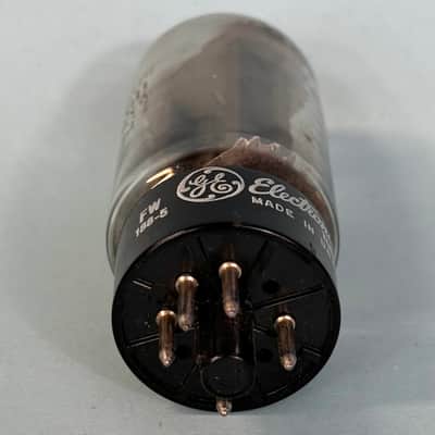 1966 General Electric 5U4GB Vintage GE Gray Plate Side Getter Rectifier Tube T404 image 6