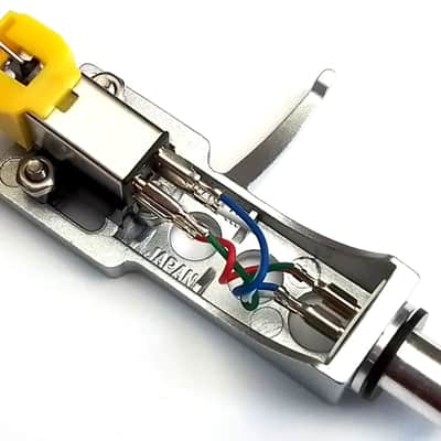 2 x Technics Headshell + Audio Technica AT3600L Cartridges & After Market Stylus For SL-1200 - SL-1210 MK2 - MK7 Vinyl Record Player DJ Turntables (Silver Finish) image 5
