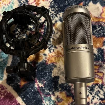 Audio-Technica AT3060 Large Diaphragm Phantom Powered Cardioid Tube Condenser Microphone 2000s - Silver image 2