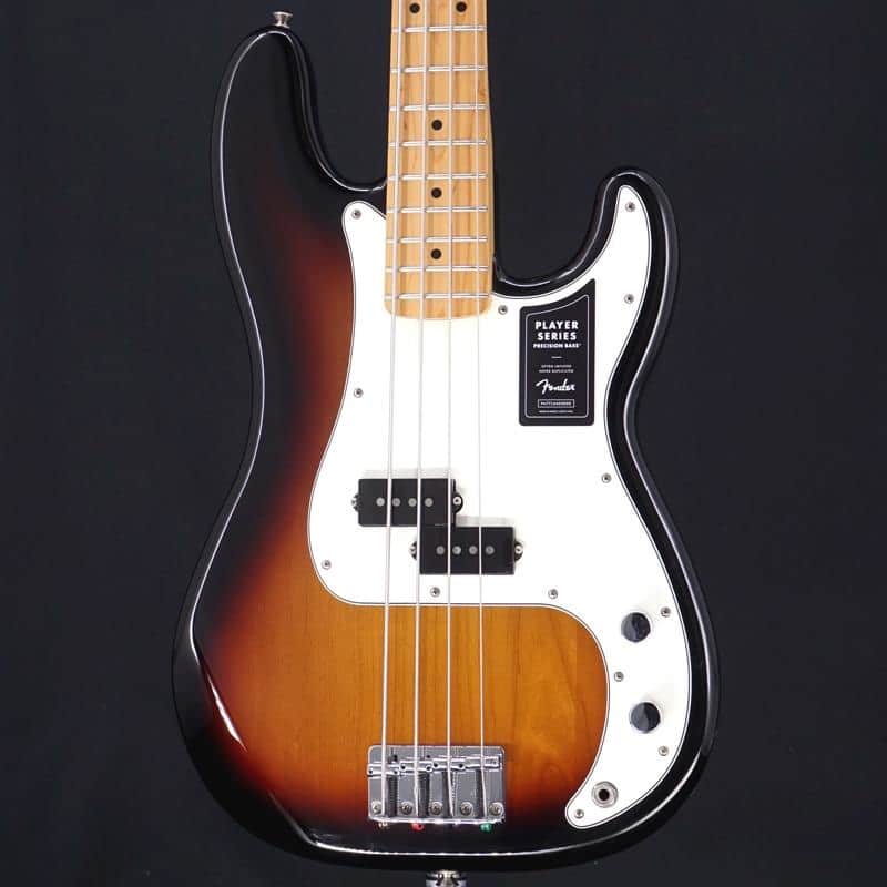 Fender MEX USED Player Precision Bass (3-Color Sunburst/Maple) image 1
