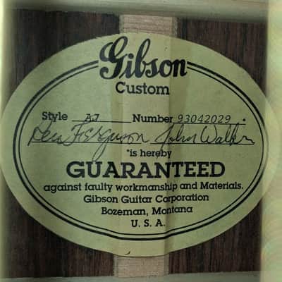 Gibson Advanced Jumbo 1992 - Shade Top image 11