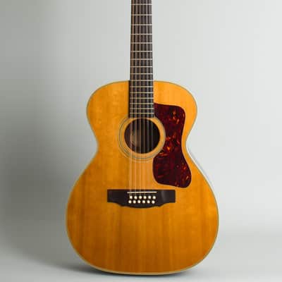 Guild  F-312 12 String Flat Top Acoustic Guitar (1970), ser. #AS-544, black hard shell case. image 1