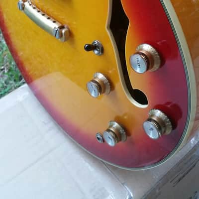 Samick SAT 650 Artist Edition ES335 Guitar OHSC image 5