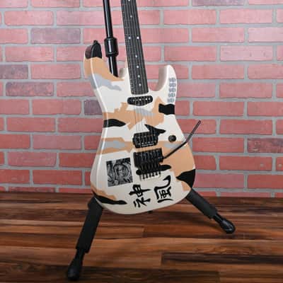 ESP Kamikaze 3 George Lynch Signature Desert Camo with Kamikaze Graphic 2024 w/OHSC image 3