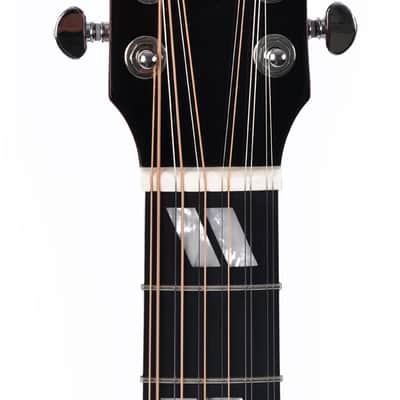 SIGMA GUITARS DM12-SG5 Dreadnought 12-string Elektro-Akustik-Gitarre inkl. Softcase sunburst image 4