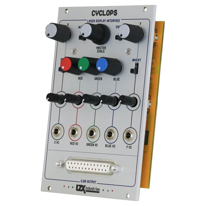 LZX Cyclops 16hp ILDA Laser Interface Eurorack Module Bundle w/Cables image 1