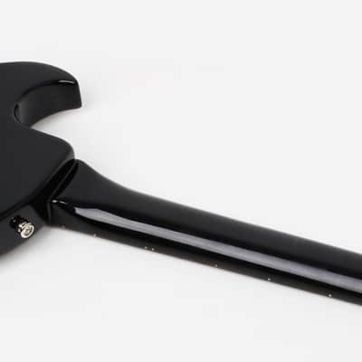 Zemaitis SUA 201 Heart Single Cutaway Mother of Pearl Black Electric Guitar LP Style image 4