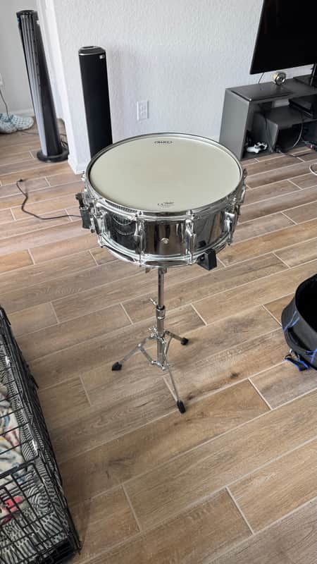 Mapex 14x6" 10 lug Steel Snare Drum 2013 - Chrome image 1