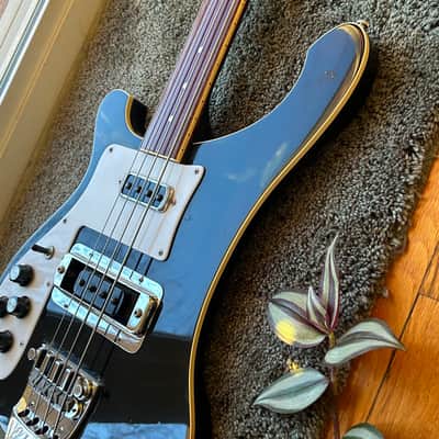 1981 Rickenbacker 4001 Fretless Left Handed Jetglo Electric Bass w/ OHSC image 3