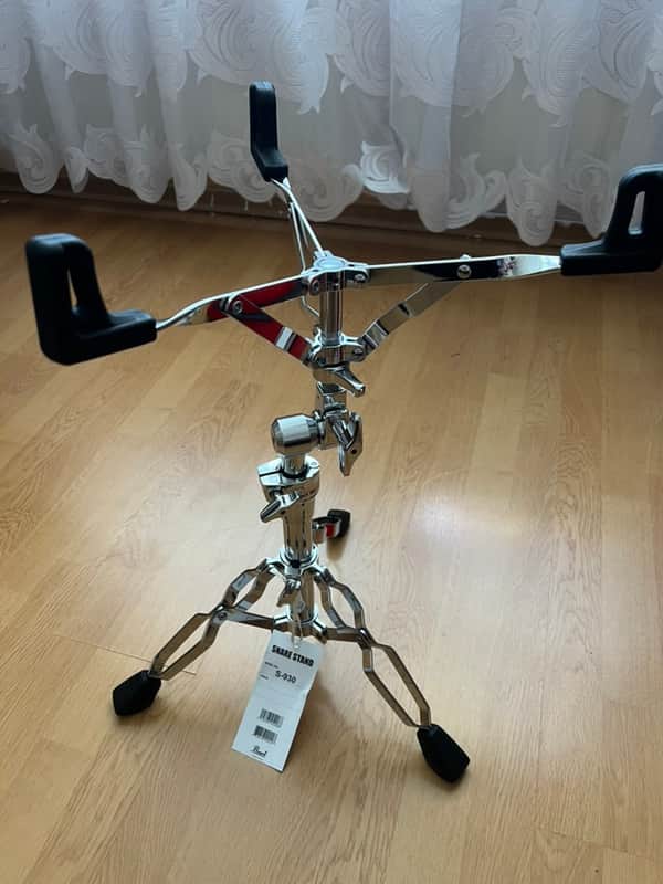 Pearl S-930 Uni-Lock Double Braced Snare Drum Stand - Chrome image 1