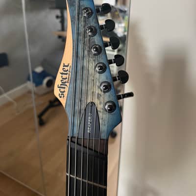 Schecter Reaper-7 Multiscale - Satin Sky Burst image 3