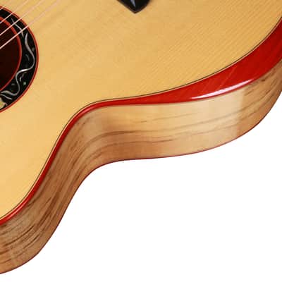 Natasha JC48 - European Spruce and Spalted Maple Acoustic Guitar - Gloss image 5
