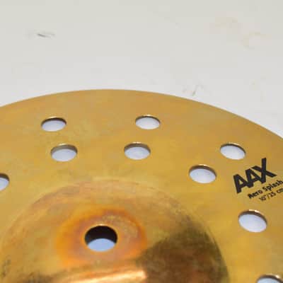 Sabian AAX Aero 10" Splash Cymbal, Brilliant image 2