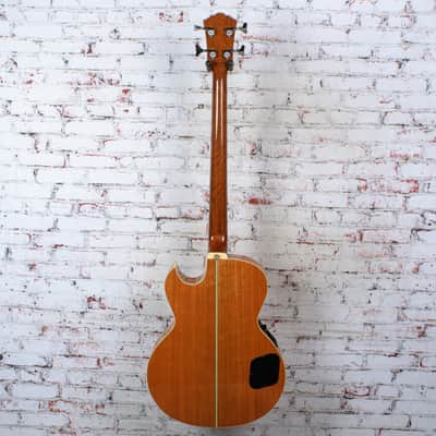 Washburn - AB-20 Electric Acoustic Bass Guitar - Natural - w/HSC - x3172 - USED image 9