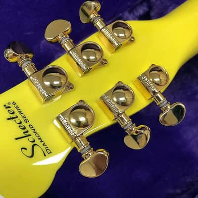 Schecter Diamond Series Prince Cloud Guitar Yellow *Factory Stock *Worldwide FREE S/H image 9