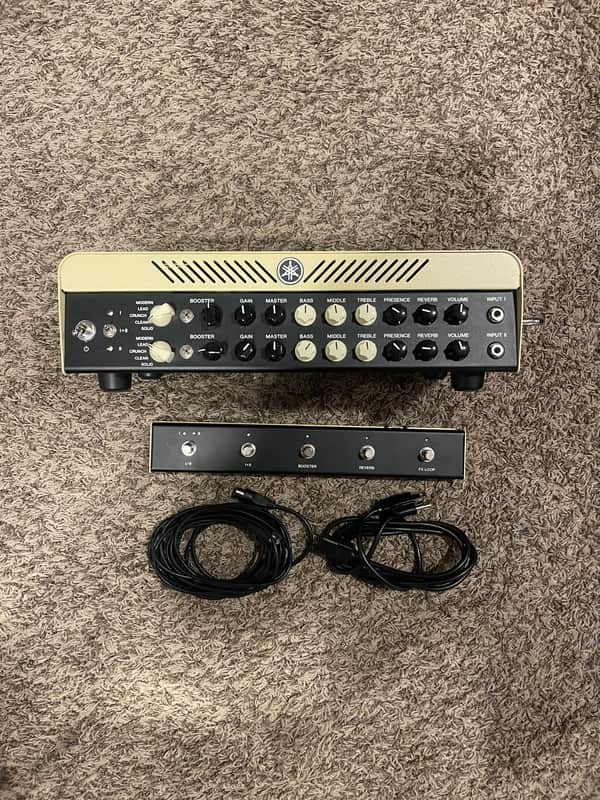 Yamaha THR100HD Dual 2-Channel 100-Watt Digital Modeling Guitar Amp Head 2015 - 2020 - Tan / Black Control Panel image 1