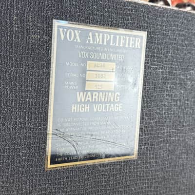 1976 Vox - AC 30 - Silver Bulldogs - ID 6027 Bild 15