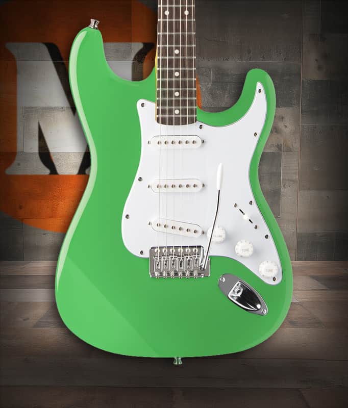Oscar Schmidt Double Cut Electric Guitar - Surf Green image 1