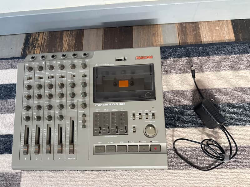 TASCAM 424 PortaStudio 1990s - Gray - SERVICED image 1