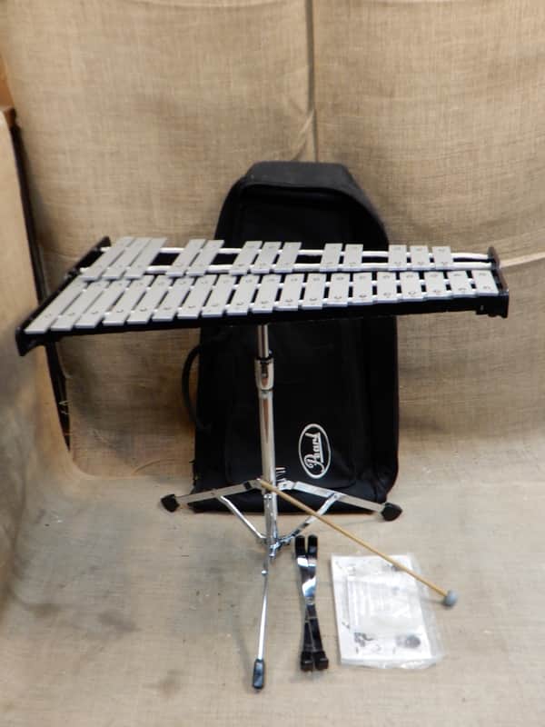 Pearl Xylophone Percussion Band Student Practice Bells Case Student 32-Key image 1