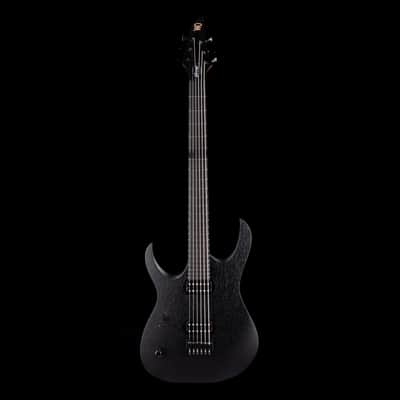 Mayones Duvell Elite 6 B27 Baritone Left Handed Black Limba Monolith Black Matte image 2