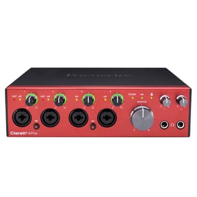 Focusrite Clarett+ 4Pre 18-In / 8-Out USB Audio Recording Interface image 2