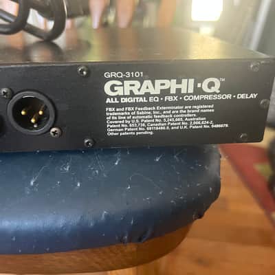 Sabine Graphi-Q GRQ-3101, 31 Band Equalizer, Delay, Compressor, and Feedback Suppressor w/ rack mount bolts/washers. image 9