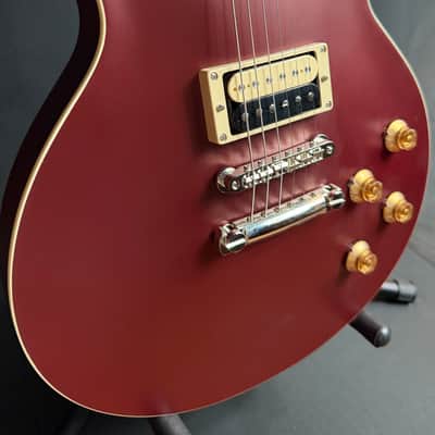 Eastman SB59/S-BR Solidbody Electric Guitar Vintage Satin Burgundy Red w/ Gig Bag image 6