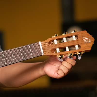 Ortega R131 Family Series Pro Solid Cedar Top Mahogany Neck Nylon 6-String Classical Acoustic Guitar w/Gig Bag image 19