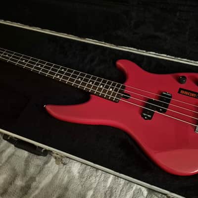 1988 Yamaha RBX200 w/ DiMarzio Pickup - OHSC - Candy Apple Red - Black Gloss Neck - 4-String Bass image 19