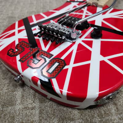 Eddie Van Halen Kramer Copy Floyd Rose Stripe w/ HSC image 7