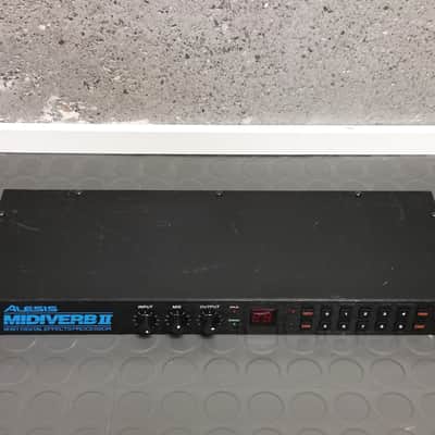 Alesis Midiverb II 16-Bit Digital Effects Processor 1990s - Black image 8