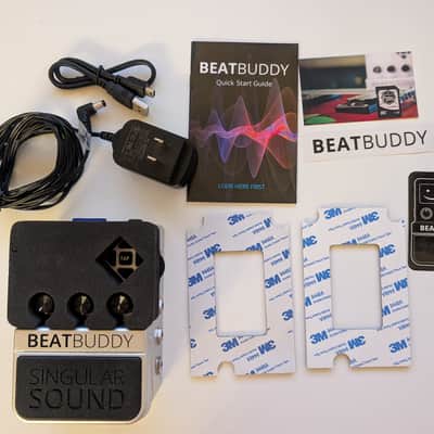 Singular Sound BeatBuddy Drum Machine Pedal + Footswitch+ Bundle — Mint, Complete with Boxes & Accessories image 1