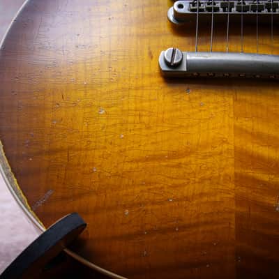 GIBSON USA Custom Shop 59 Reissue Les Paul Murphy Lab Heavy Aged " Green Lemon Burst + Rosewood" (2023) image 10