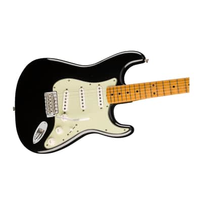 Fender Vintera II Road Worn '60s Stratocaster Electric Guitar with Maple Fingerboard and Vintage-Style Mid-’60s Pickups (Black) image 4