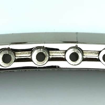 Gibson Wraparound Bridge Tailpiece w/Posts Nickel image 9