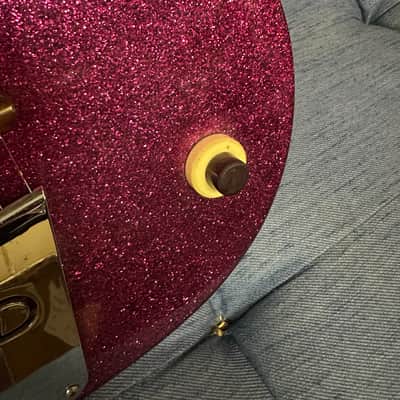 Danelectro Convertible 1990s - Magenta Sparkle image 11