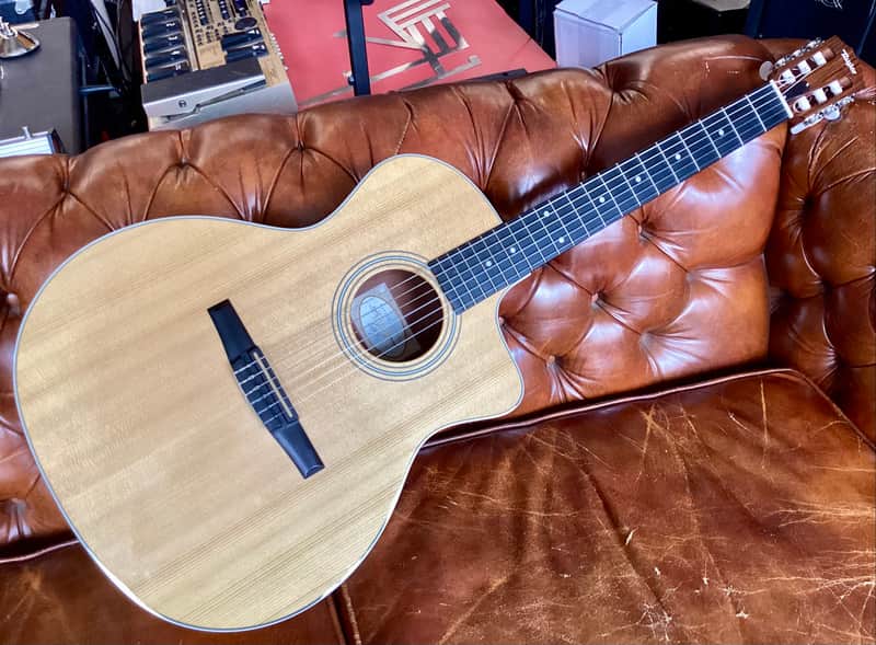 Taylor 214 CE-N with gig bag image 1