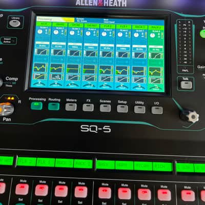 Allen & Heath SQ-5 48-Channel Digital Mixer/USB Interface 2017 - Present - Black image 5