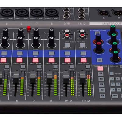 Open Box: Zoom LiveTrak L-12, 12 Channels DJ Mixer With 12 Track Playback image 8