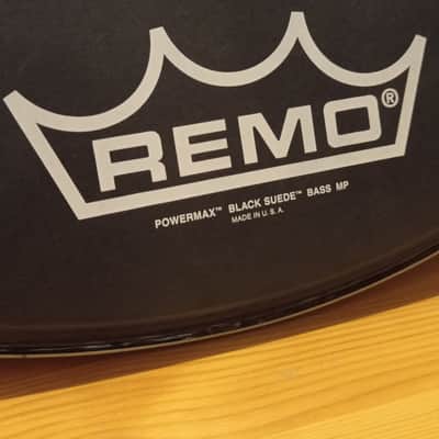 Remo PM-1824-MP 24" Marching Bass drum head 2010- - Black 🖤 image 2