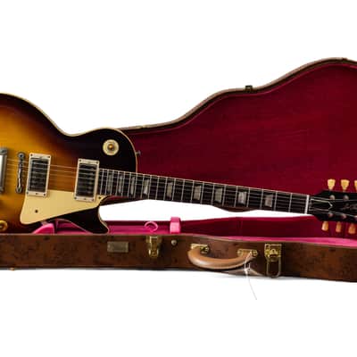 Gibson Custom 1958 Les Paul Standard Reissue Bourbon Burst Ultra Light Aged image 10