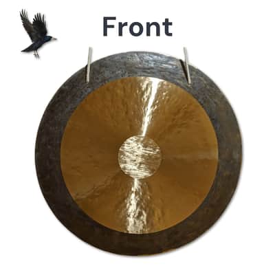 24" (D2-25) Solar Horizon Gong by Raven Sounds, Handmade Bronze Wind Gong, Free Mallet image 3
