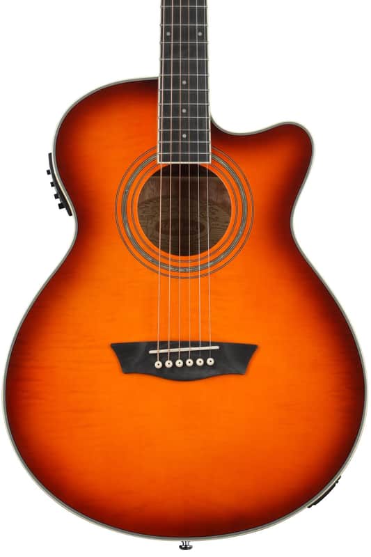 Washburn Festival EA15 Acoustic-electric Guitar - Ice Tea Burst image 1