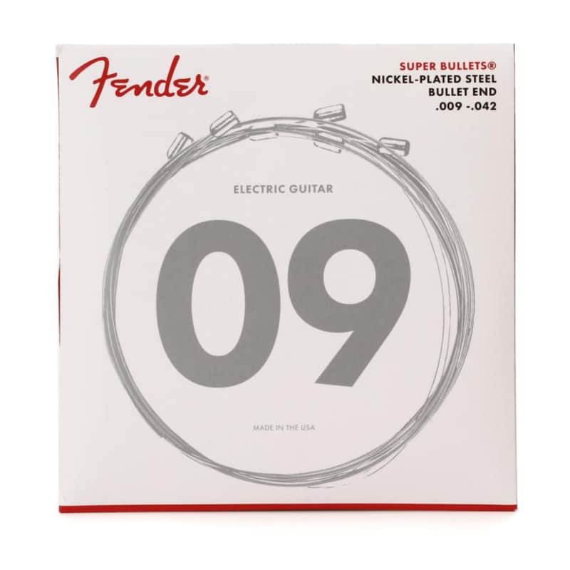 Fender 3250L Super Bullets Nickel Steel Electric Strings - .009-.042 Light image 1