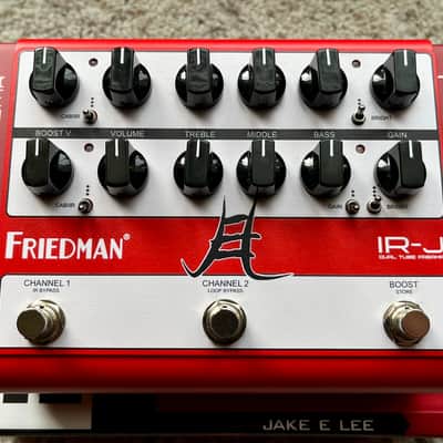 Friedman IR-J Jake E. Lee Signature Dual Tube Preamp 2024 - Present - Red / White image 1