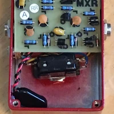 MXR CSP028 '76 Vintage Script Dyna Comp 2010s - Red image 5