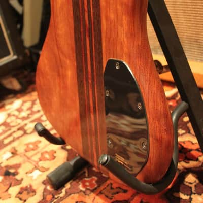 Vintage 1991 Warwick Thumb Thru Neck Golden Era Left Handed Bass Guitar w/ Case image 9
