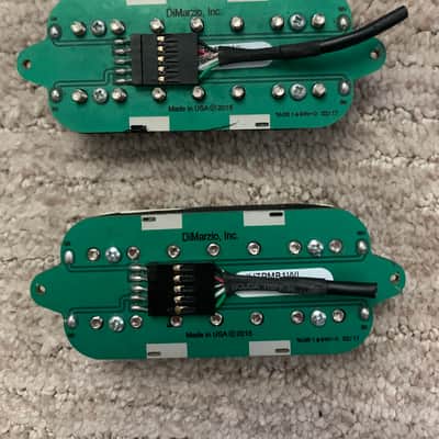 DiMarzio Fusion Edge 7-String Pickups Aged White Bridge/Neck Set image 2